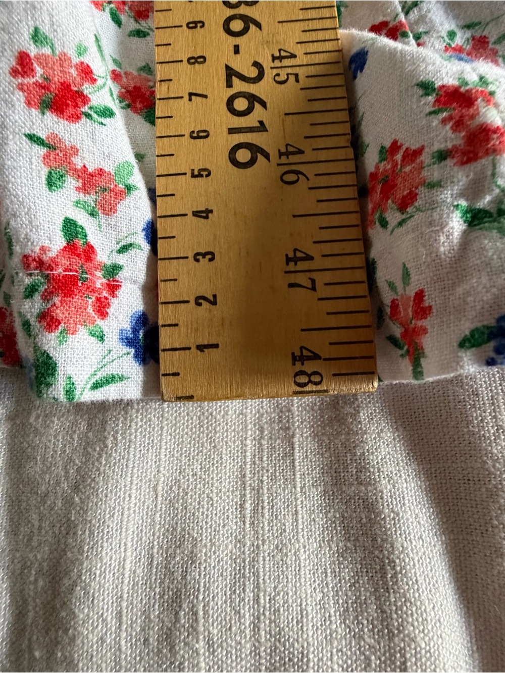 Old Navy Dress Womens XL Floral Linen Blend Smocked Midi Sundress Romantic Boho - Picture 8 of 12